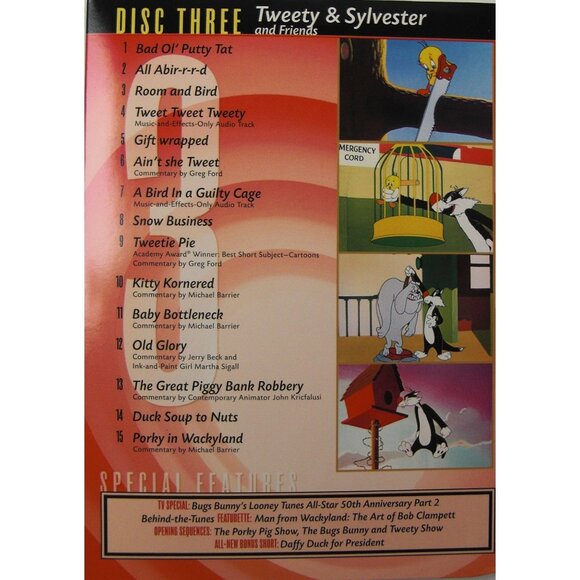 Looney Tunes Warner Bros.  - Golden Collection: Vol. 2 (DVD, 2004, 4-Disc Set) - Picture 6 of 7